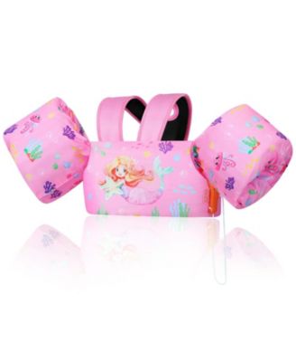 Swim Arm Band Vest Water Wings Pool Floaties Learn To Swim Kids Mermaid