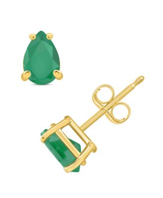 Sapphire Pear-Cut Stud Earrings (1 ct. t.w.) in 14k Gold (Also in Emerald & Ruby)