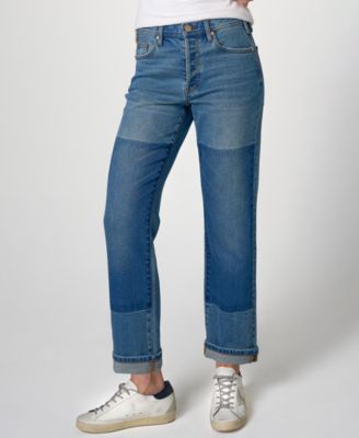 Women's Sloane Slouchy Girlfriend Cuffed Jeans