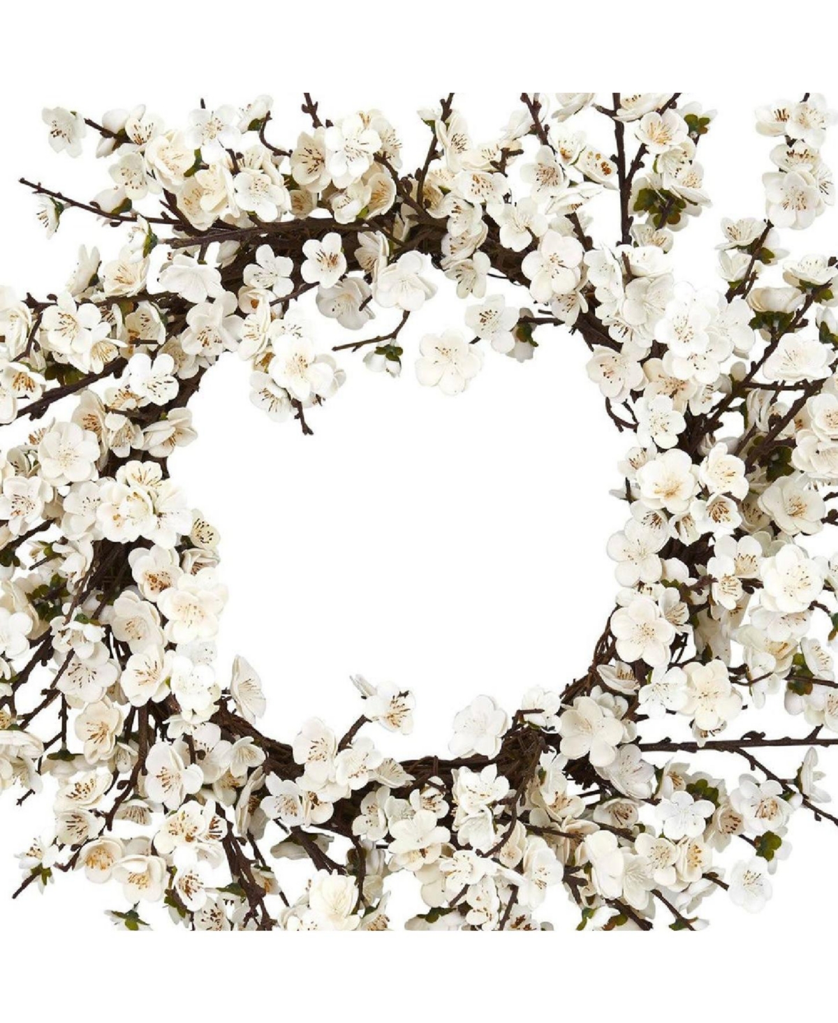 Slickblue Plum Blossom Wreath - Elegant Floral Accent for Home and Office Decor