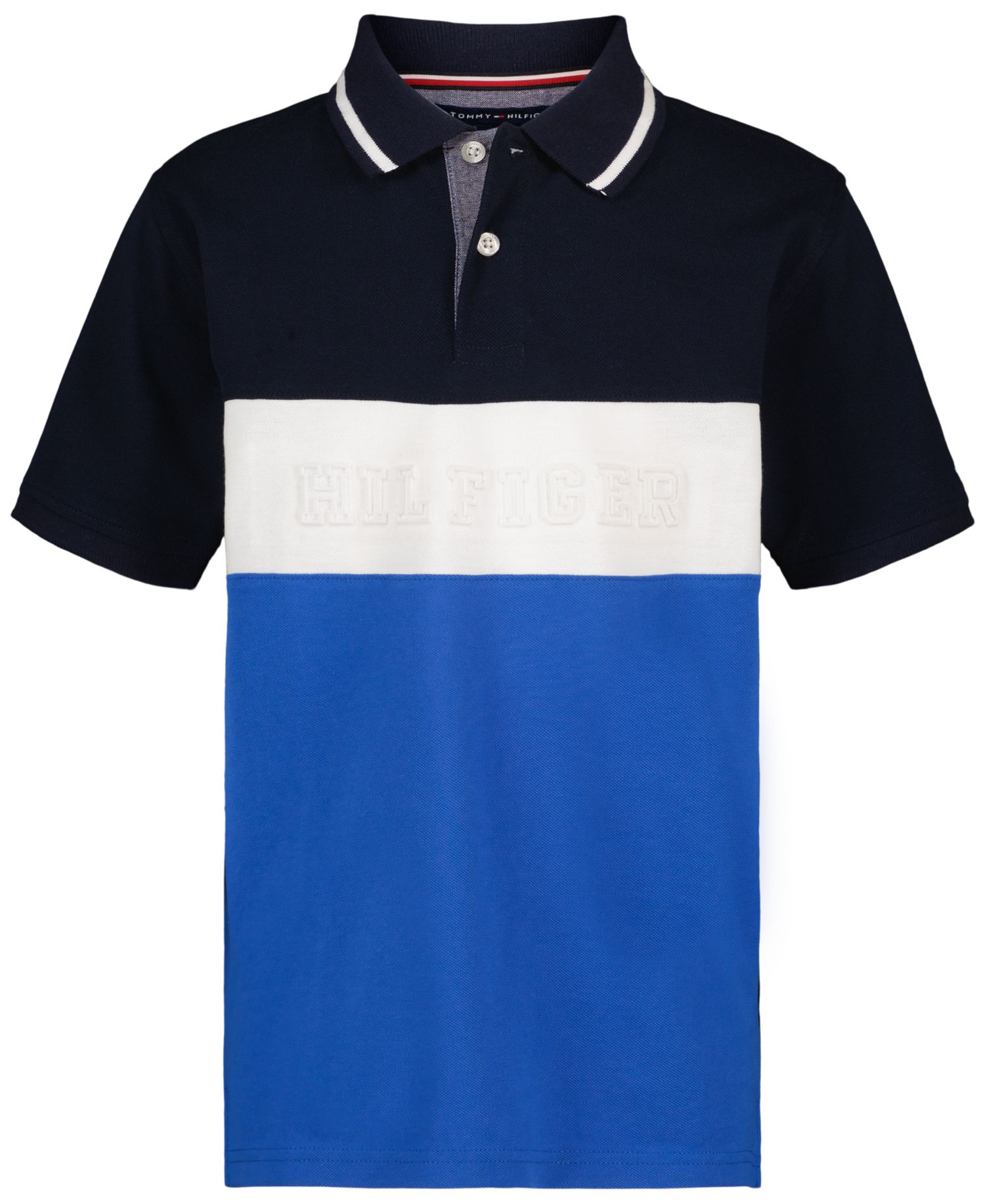 Boys' 2T-7 Genius Pieced Color-Block Polo Shirt