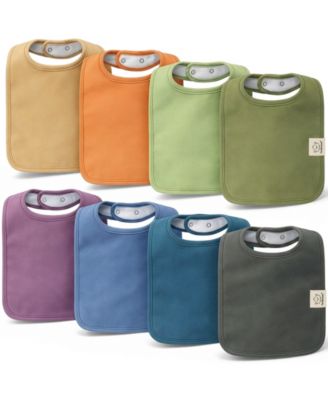8-Pack Coast Baby Bibs for Boy, Girl, Drool Bibs, Baby Bib for Girls, Boys