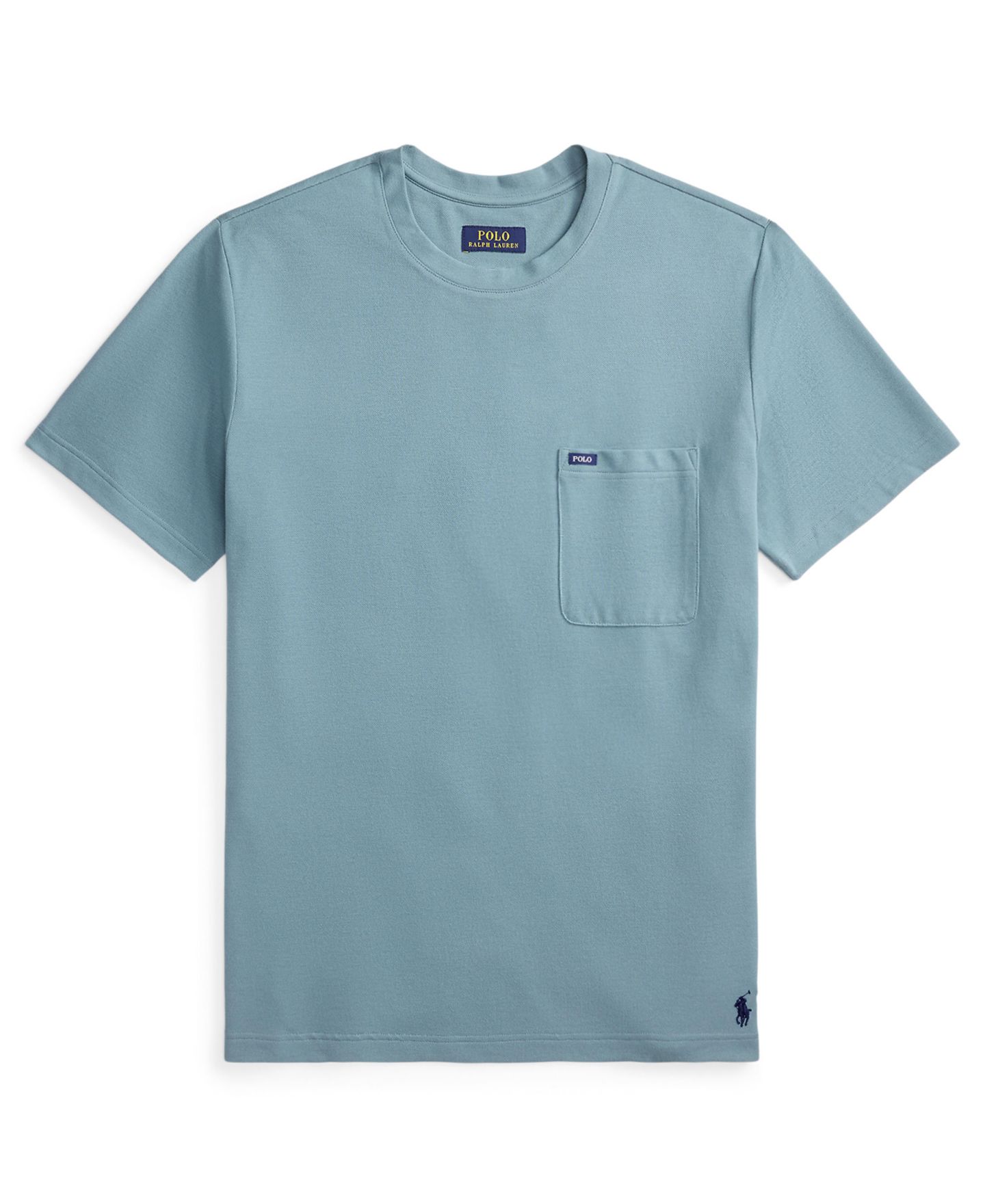 Футболки Featherweight для мужчин, сетка — Polo Ralph Lauren, цвет: Шалфейный / Тёмно-синий — фото 3