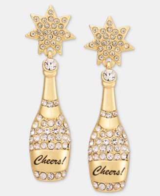 NYE Champagne Cheers Earrings