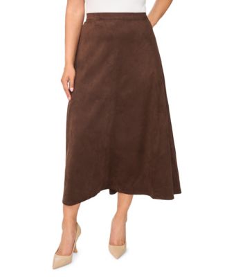 Plus Size Center Seam A-Line Skirt