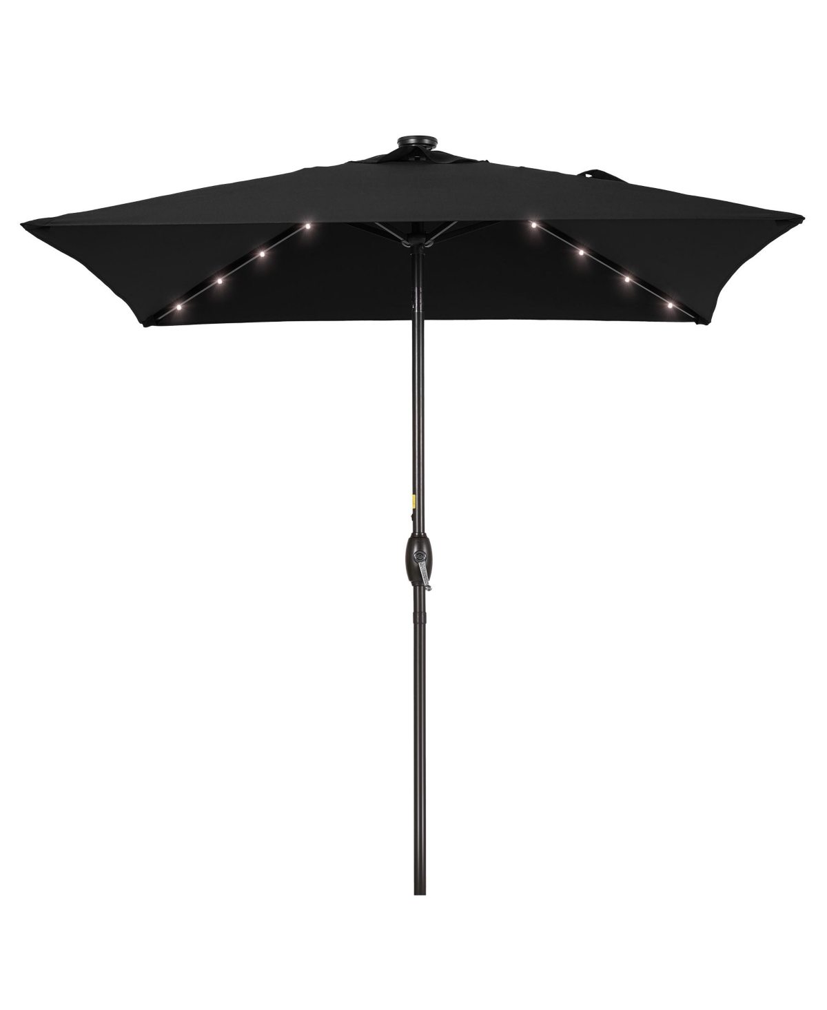 Sonkuki Enhance Your Outdoor Oasis 6.5x6.5Feet LEDSquare Patio Umbrella - Stylish, Durable, And Sun-Protective
