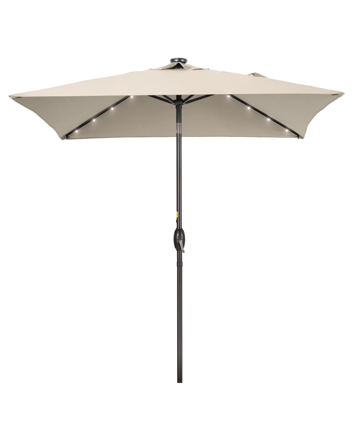 Sonkuki Enhance Your Outdoor Oasis 6.5x6.5Feet LEDSquare Patio Umbrella - Stylish, Durable, And Sun-Protective
