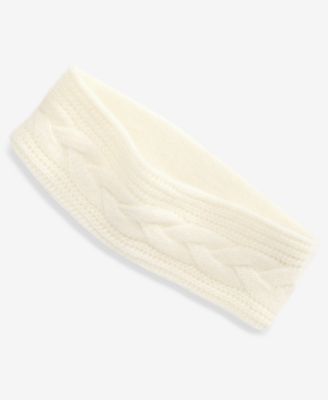 Cable-Knit Cashmere Headband