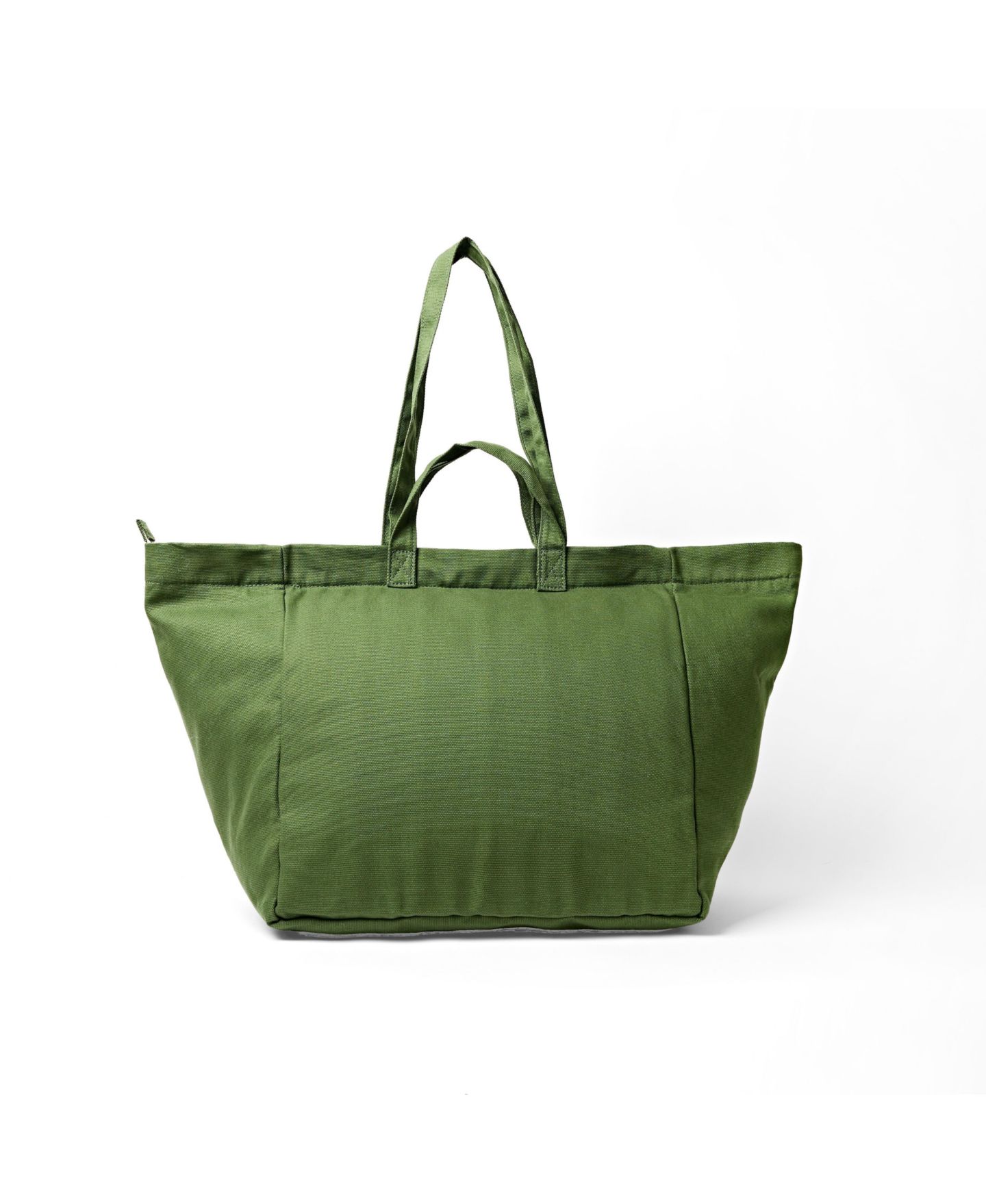 Женская сумка ORI London Marylebone Tote Bag in Cotton Canvas, цвет: Artichoke — фото 3