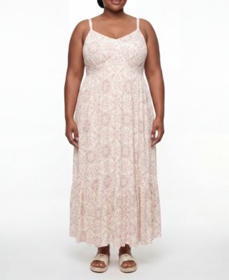 Plus Size Tiered Maxi Dress