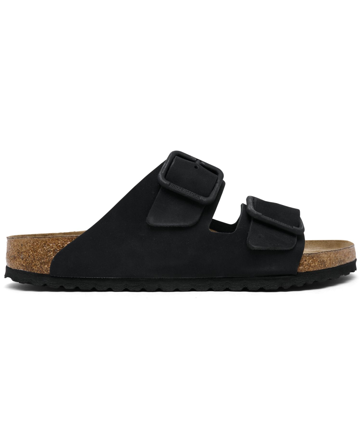 Men's Arizona Wire Buckle Two-Strap Nubuck-Leather Sandals from Finish Line