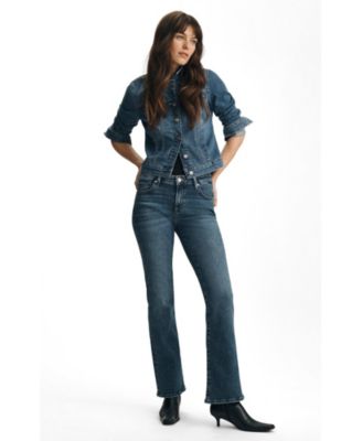 Women's Molly Mid Rise Bootcut Bootcut In Dark Brushed Flex Blue