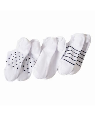 Women's 3-Pack Cotton Patterned Sneaker Liners