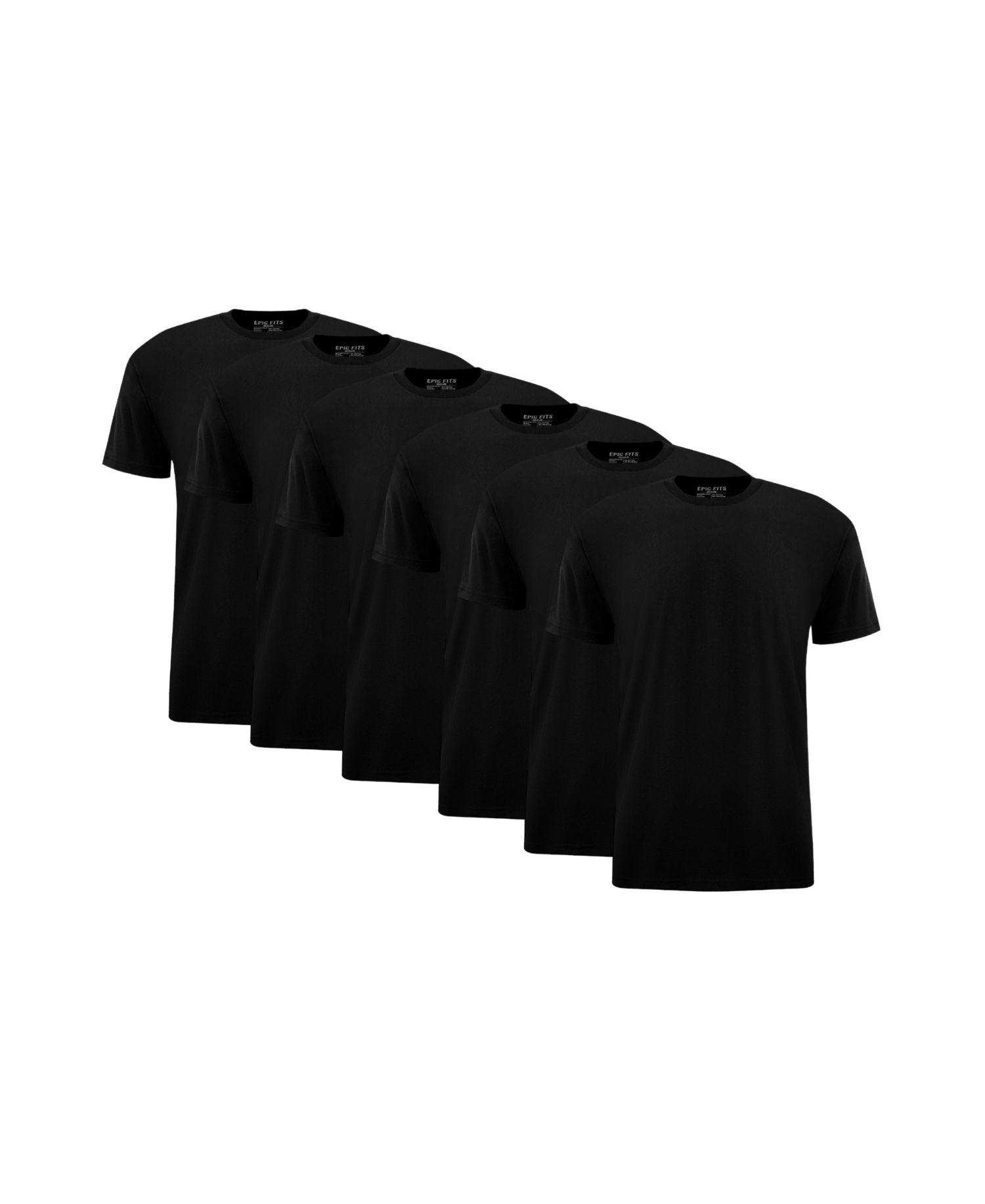 Men's Crew Neck T-Shirt, 6-Pack