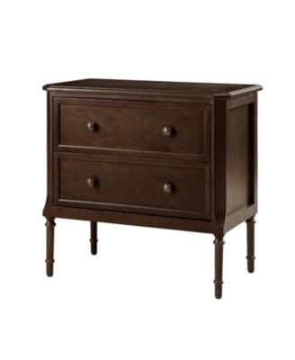Irene Transitional 28''W 2 Drawer End Table with Charging Station