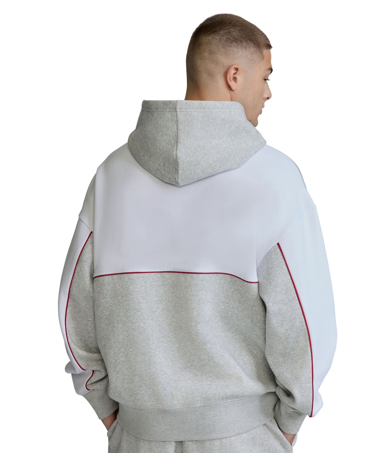Мужское худи Champion Midfield Pullover, цвет: Светлый серый — фото 4
