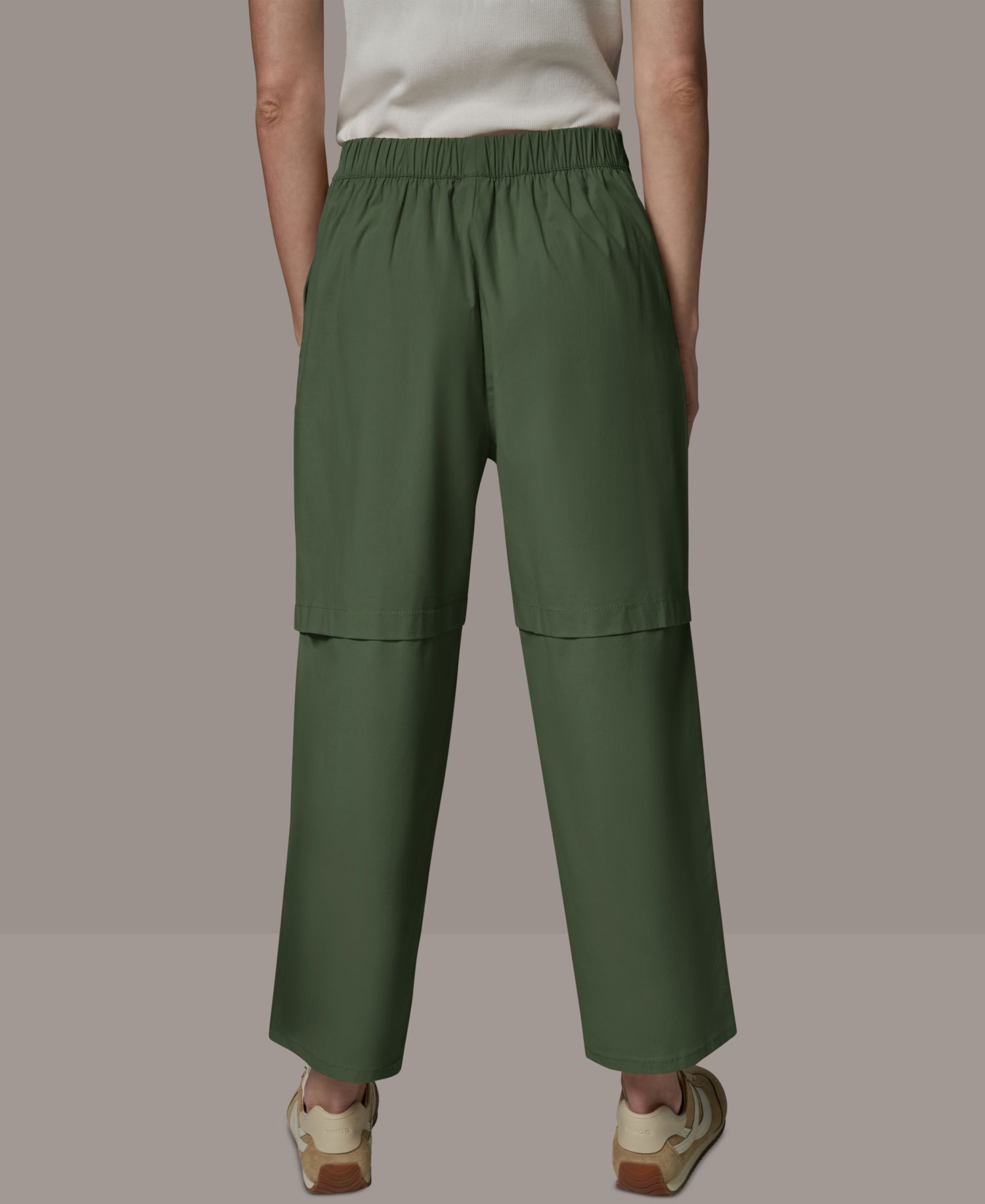 Women's High-Rise Paper Poplin Pants