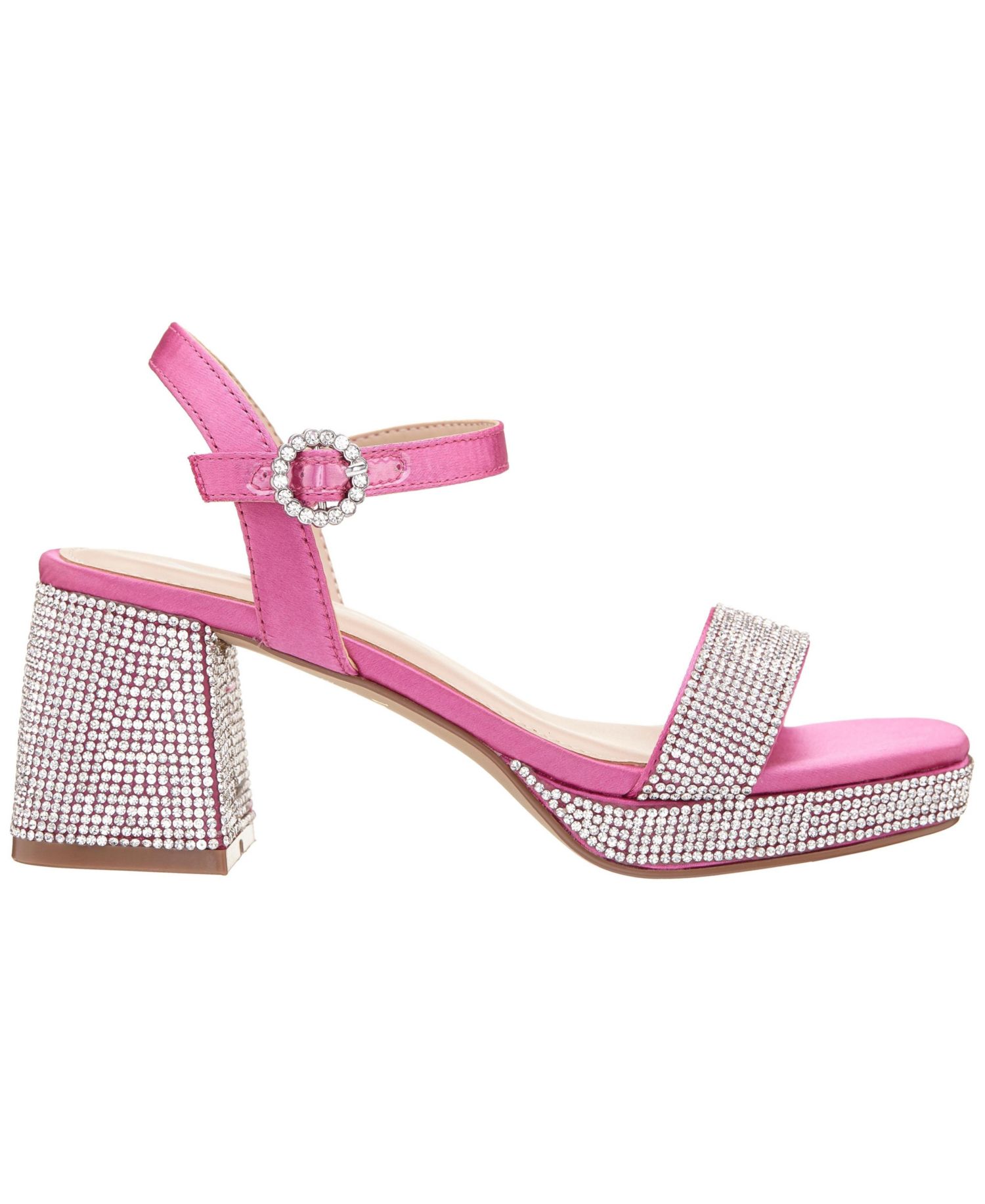 Marysol Big Girl Rhinestone Platform Dress Sandals