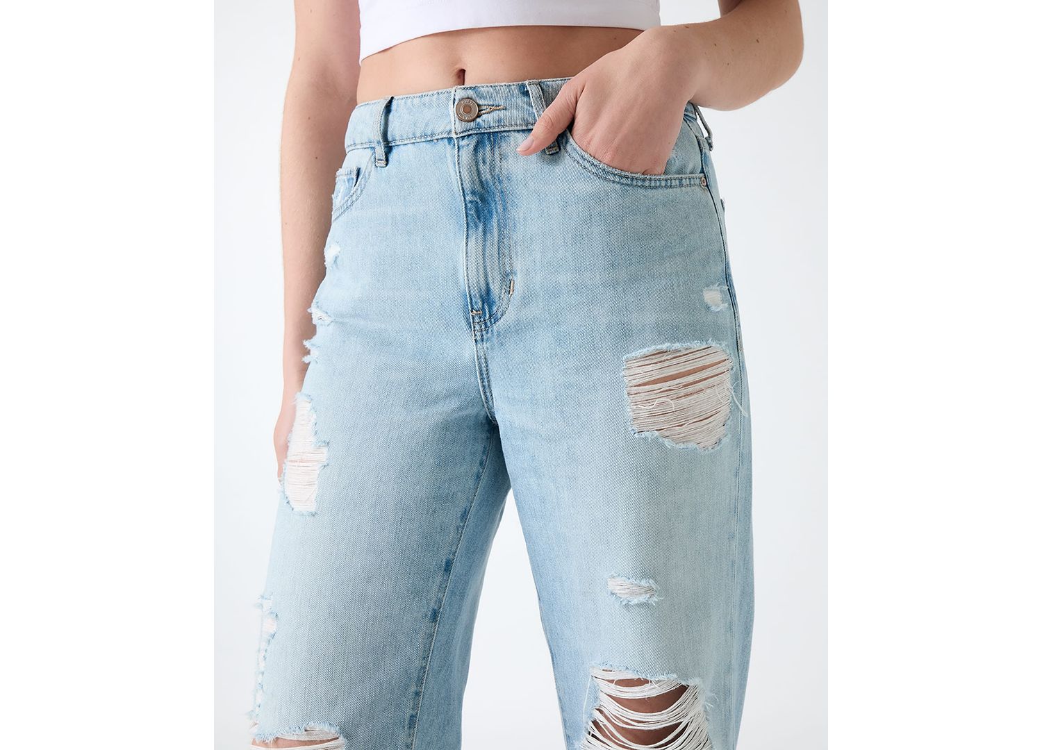 Women's High-Rise Straight-Leg Jeans