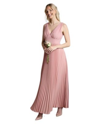 Women's Plunge Neck Maxi Dress