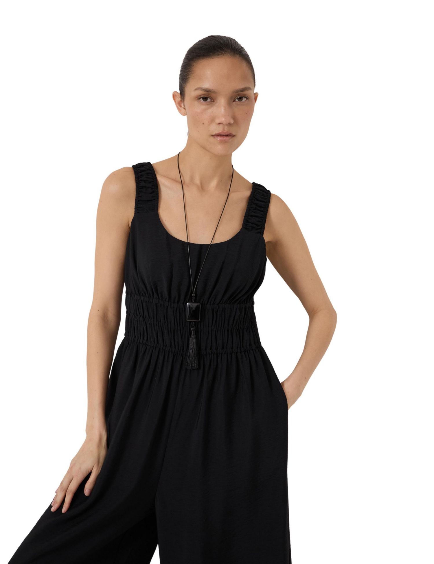 Women's Wrenna Gathered Straps Airflow Jumpsuit