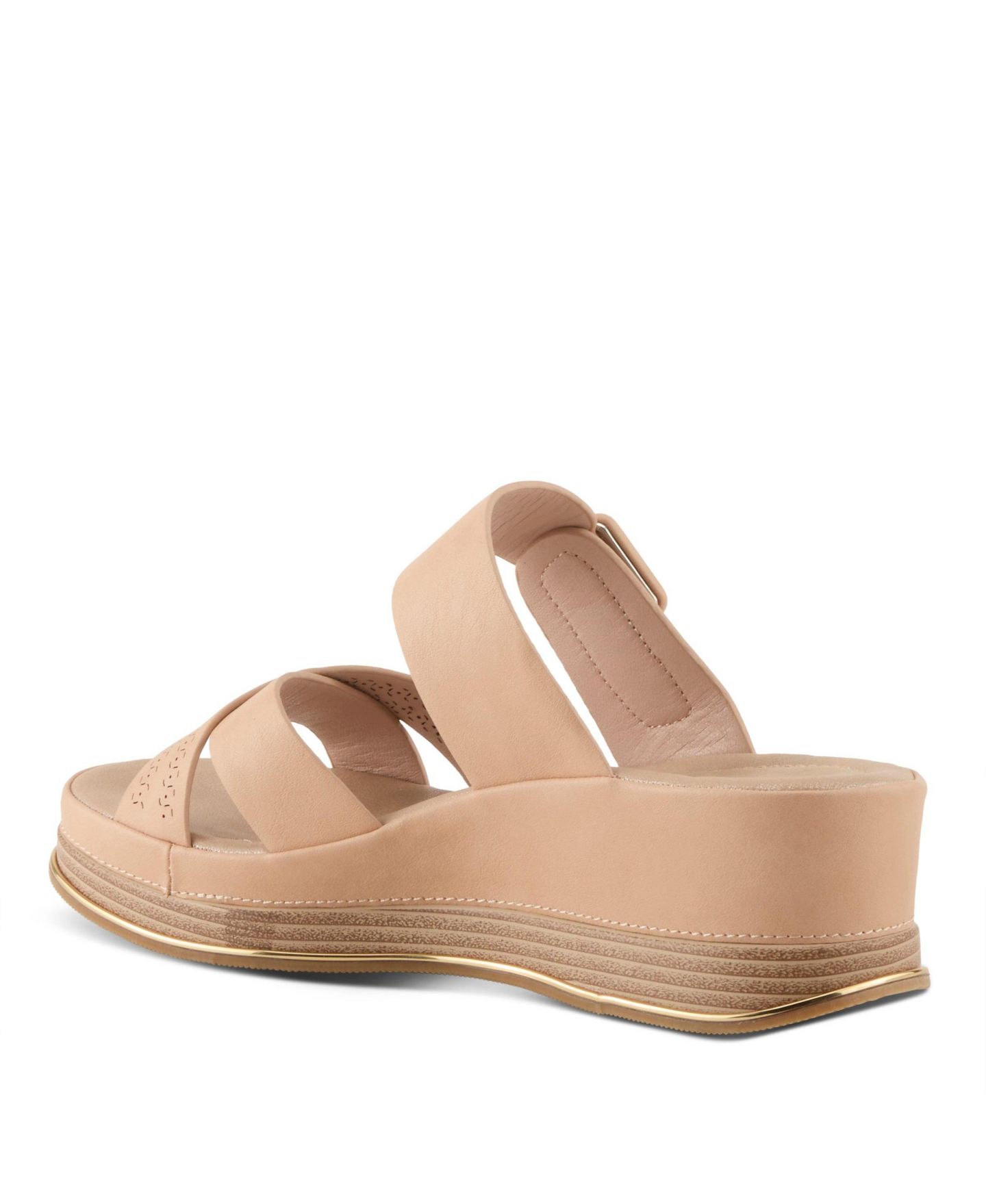 Женские сандалии Patrizia Cattaneo Wedges with Hook Closure, цвет: Бежевый — фото 7
