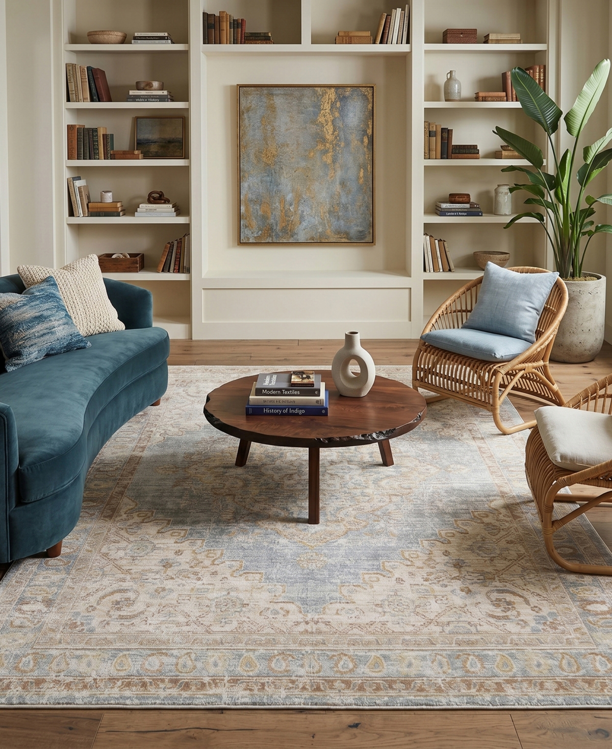 Amer Rugs Century Cen-11 Gray/Ivory 3'11" x 5'11" Area Rug