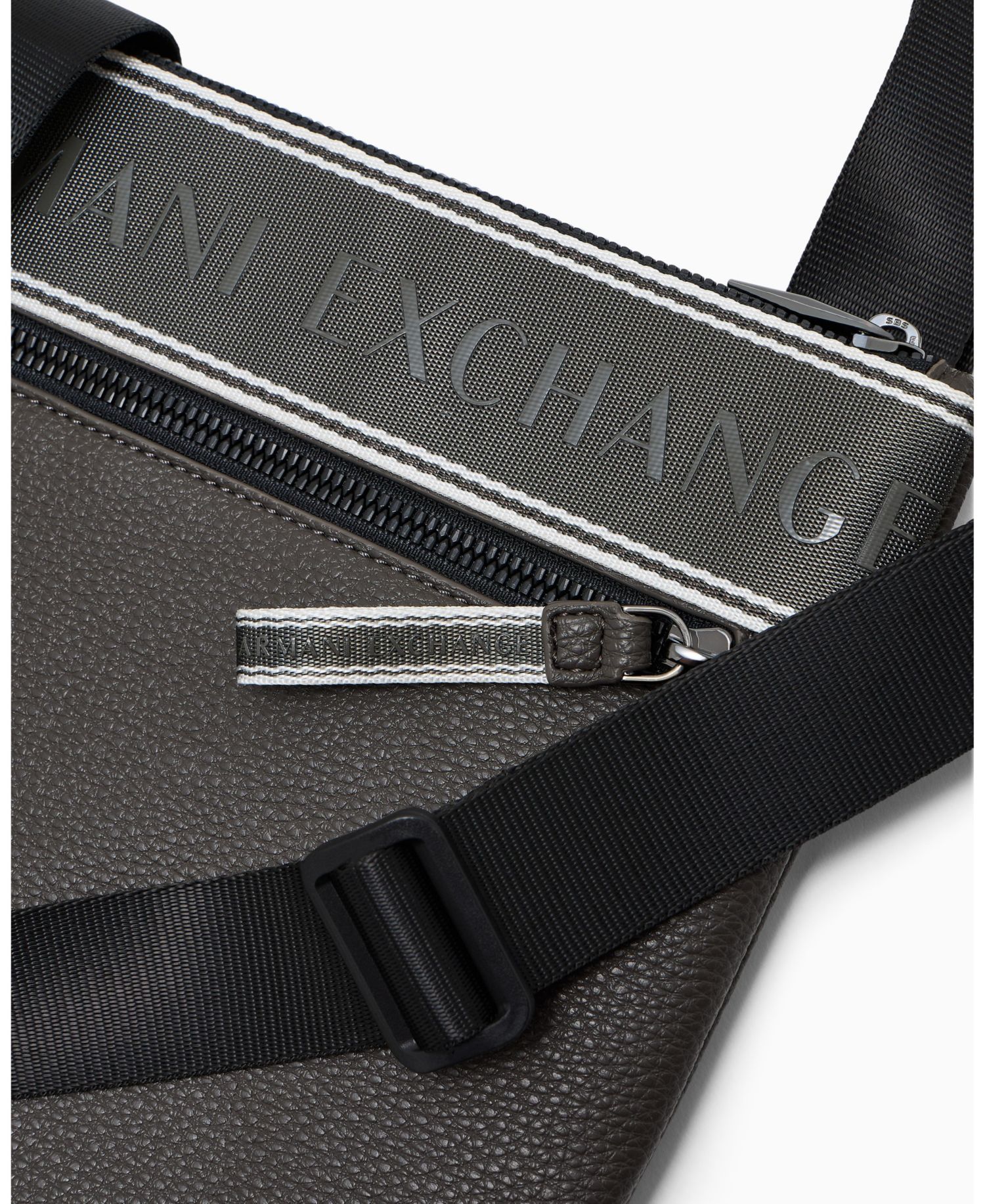 Men's Taping Flat Crossbody Bag
