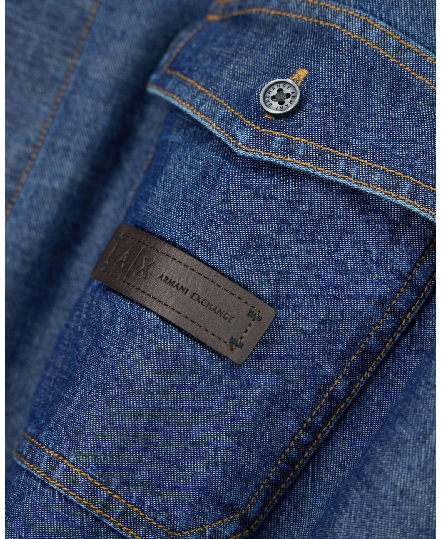 Men's Long Sleeve Cotton Denim Woven Shirt