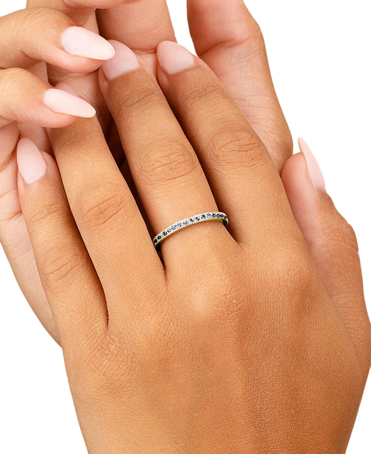Sterling Forever 2.5mm Thin Cubic Zirconia Band Ring