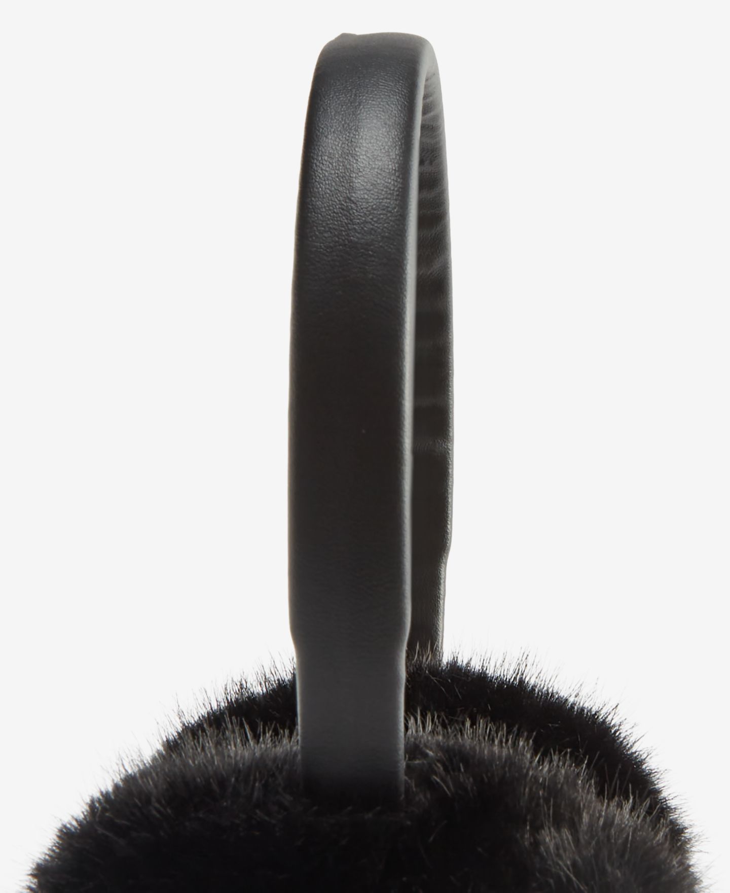 Женские головные уборы I.N.C. International Concepts Tipped Faux-Fur Earmuffs, цвет: Чёрный — фото 2