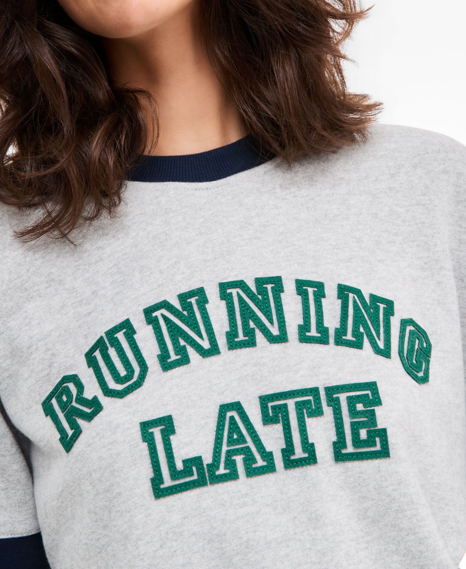 Women's Running Late Graphic Sweatshirt