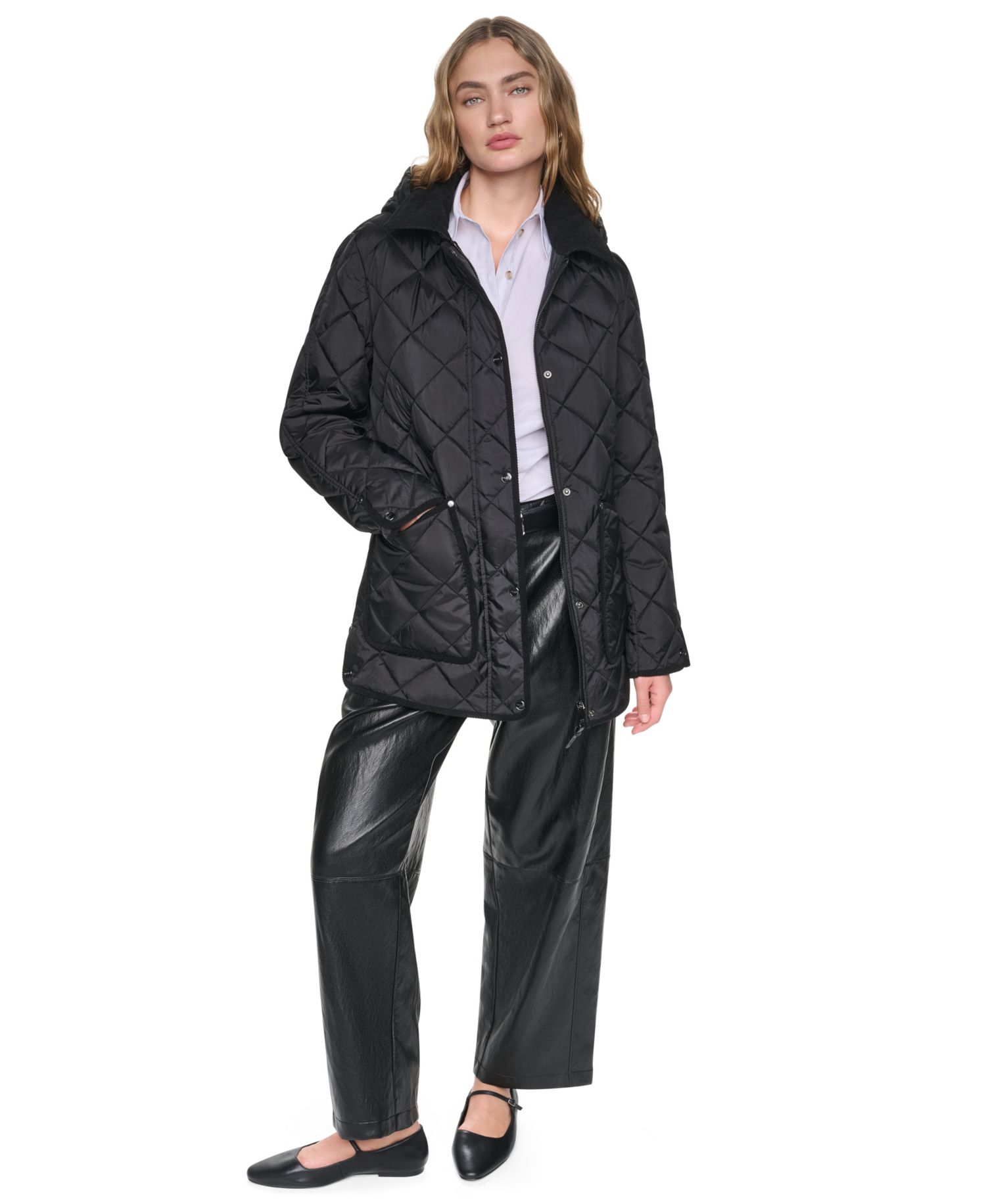 Women's Quilted Barn Coat