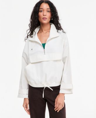 Women's Stand-Collar Pullover Anorak Jacket