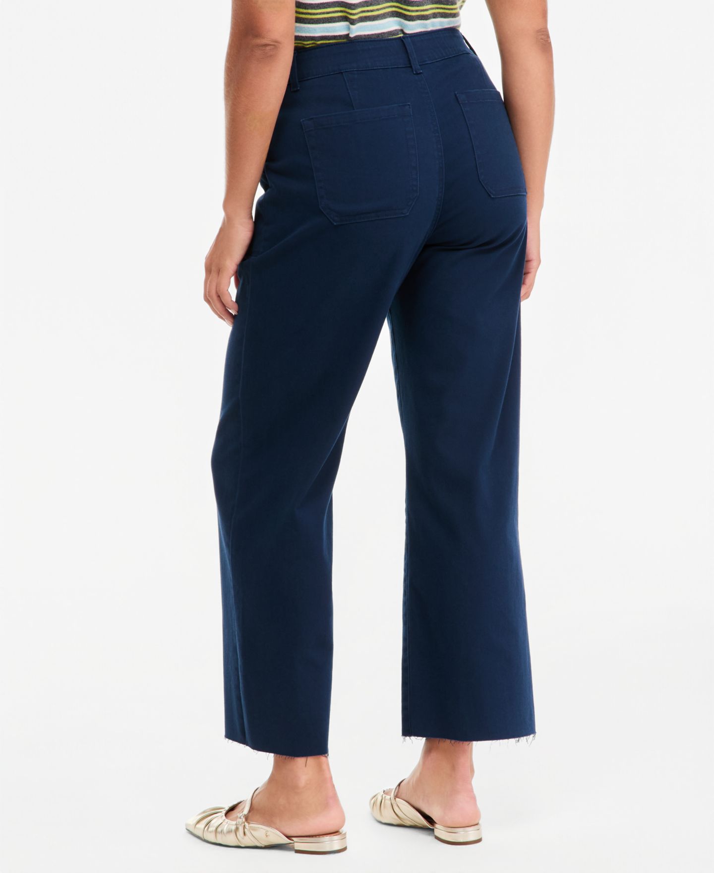 Женские брюки On 34th L-Pocket Straight-Leg Utility, цвет: Тёмно-синий — фото 3