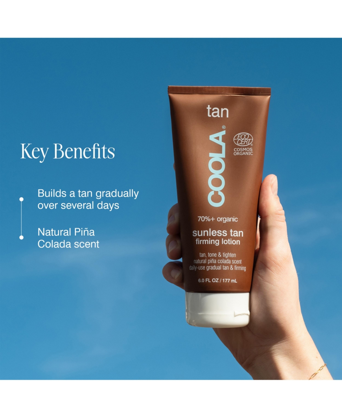 Coola Sunless Tan Firming Lotion, 6 oz.