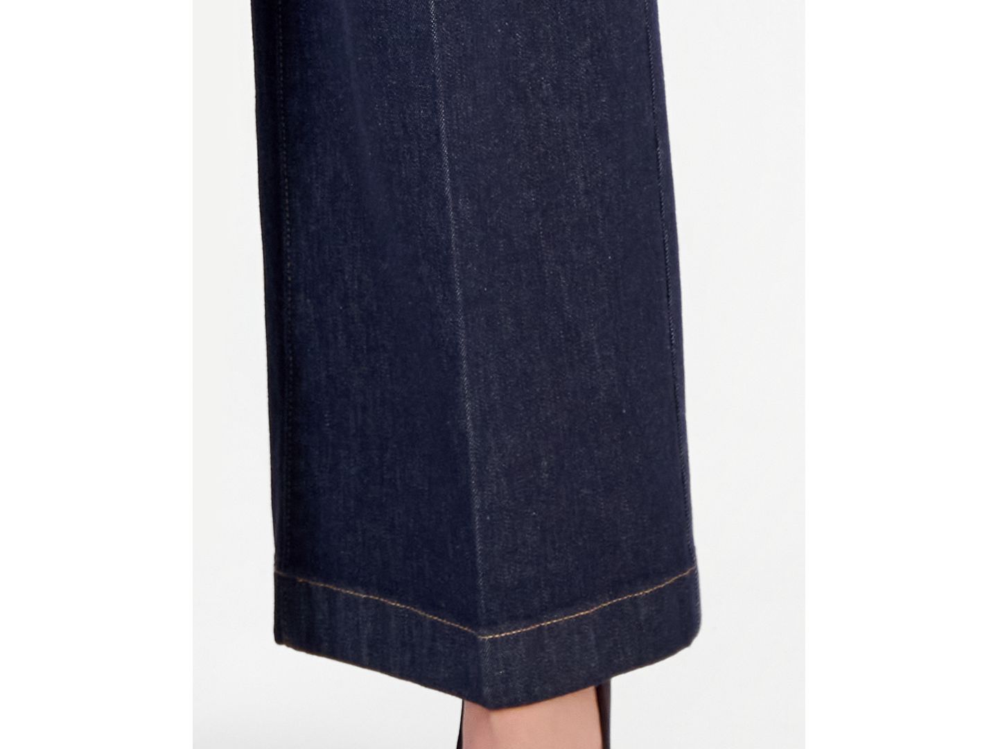 Женские джинсы I.N.C. International Concepts Petite High-Rise Wide-Leg Belted, цвет: Варёный — фото 7