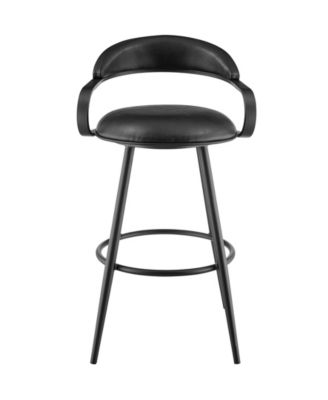 Gardenia 30" Faux Leather Swivel Bar Stool