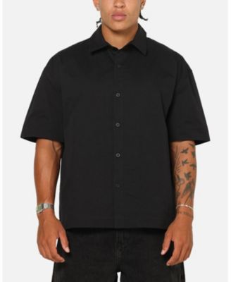Men's Pearl Script Button Up Shirt