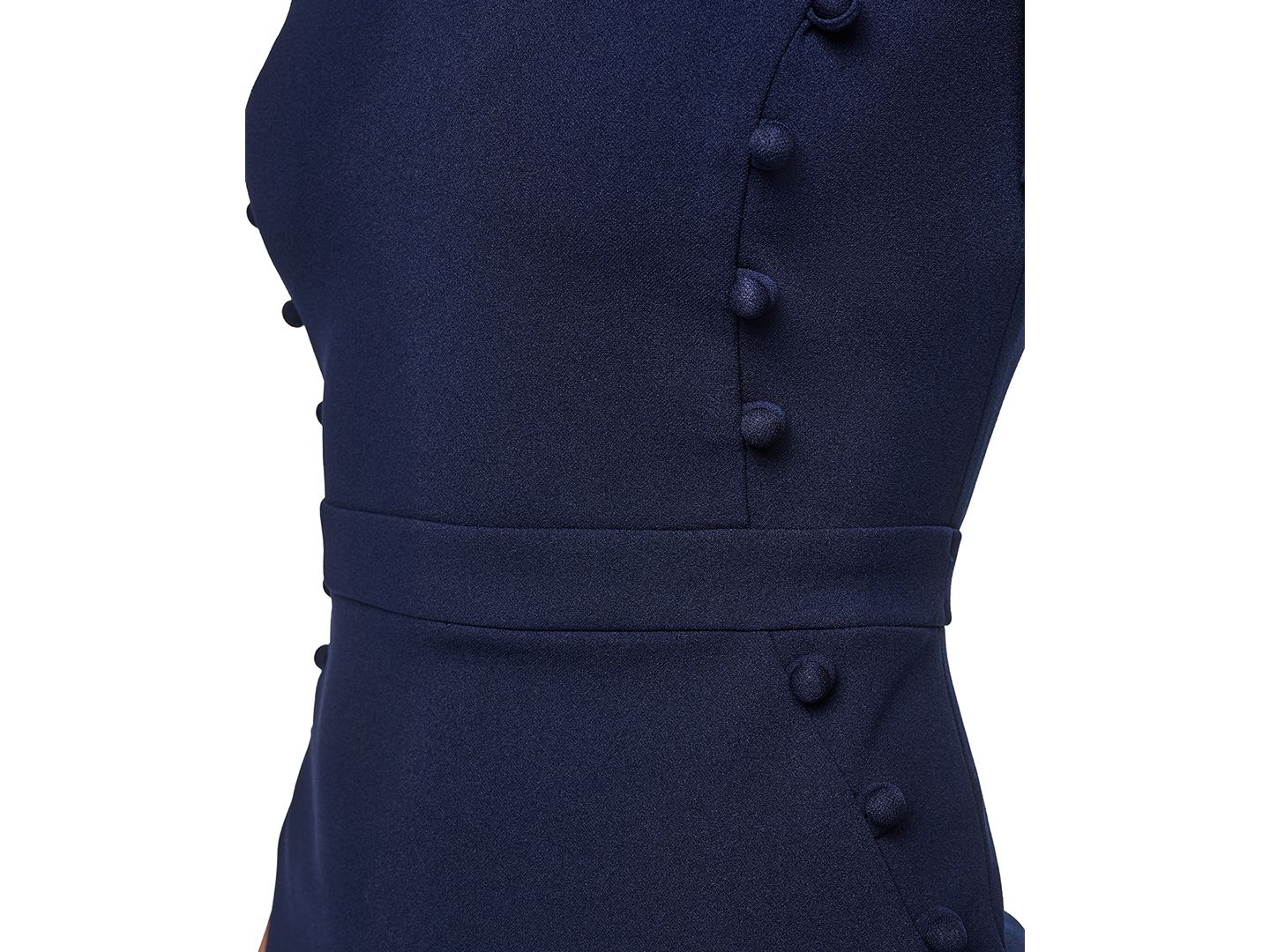 Женское платье Calvin Klein Short-Sleeve V-Neck Sheath, цвет: Индиго — фото 5