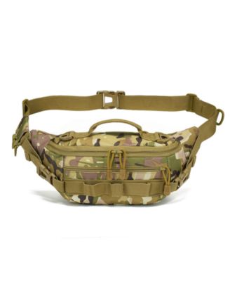 Military Tactical Fanny Pack  - Camouflage Waist Bag for Hiking, Hunting and Outdoor Sports