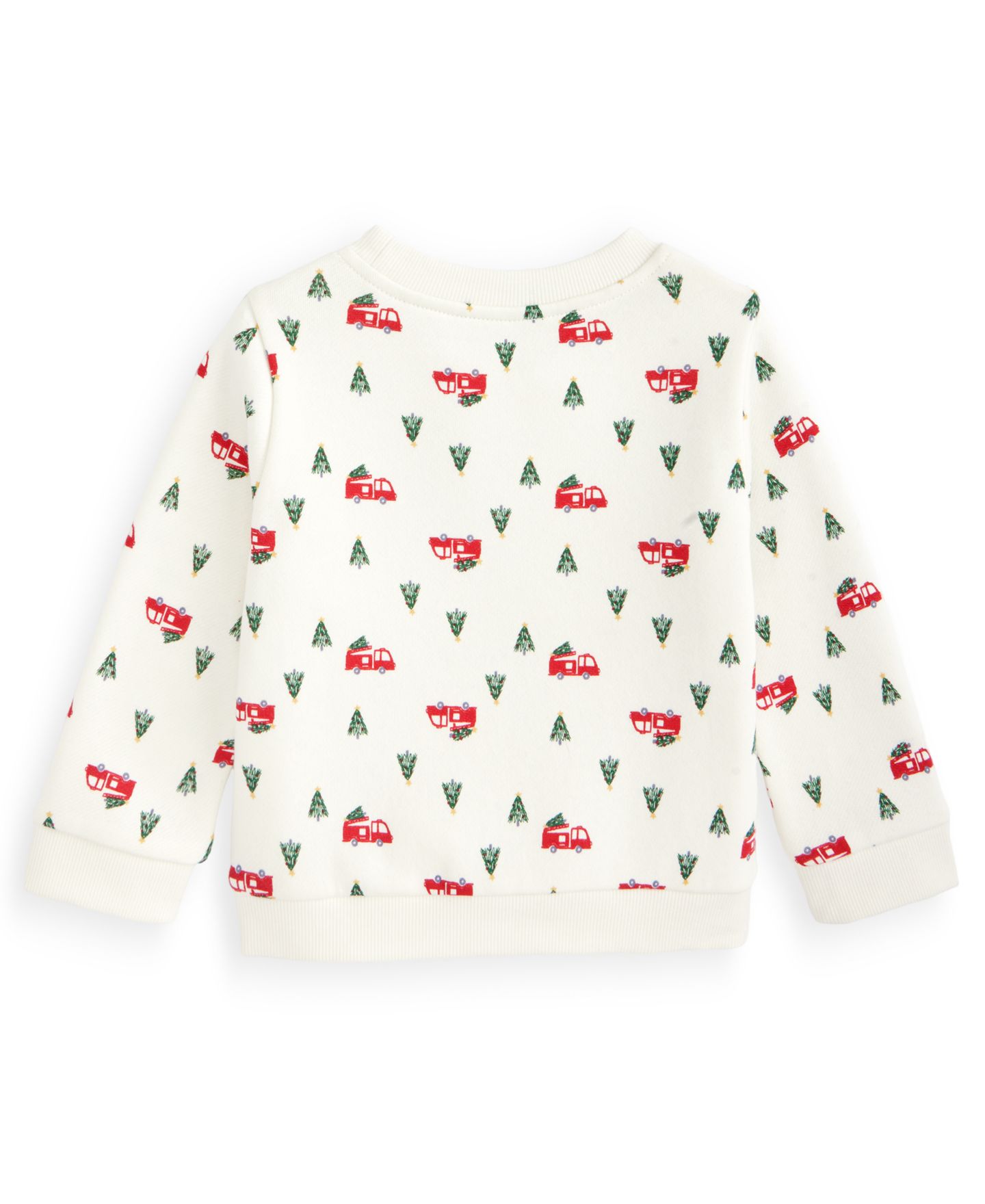 Толстовка First Impressions Mix & Match Long-Sleeve Holiday Firetrucks для мальчиков-малышей — фото 2
