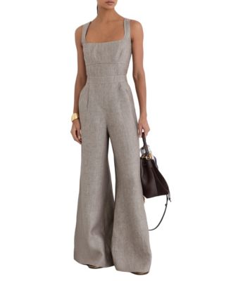 Women's Flora Structured Linen Jumpsuit
