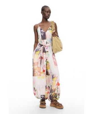 Women's Printed Long Jumpsuit