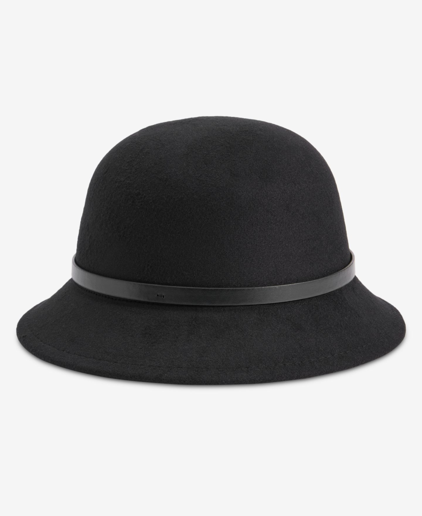 Женский головной убор I.N.C. International Concepts Horsebit Felt Cloche Hat, цвет: Чёрный — фото 3