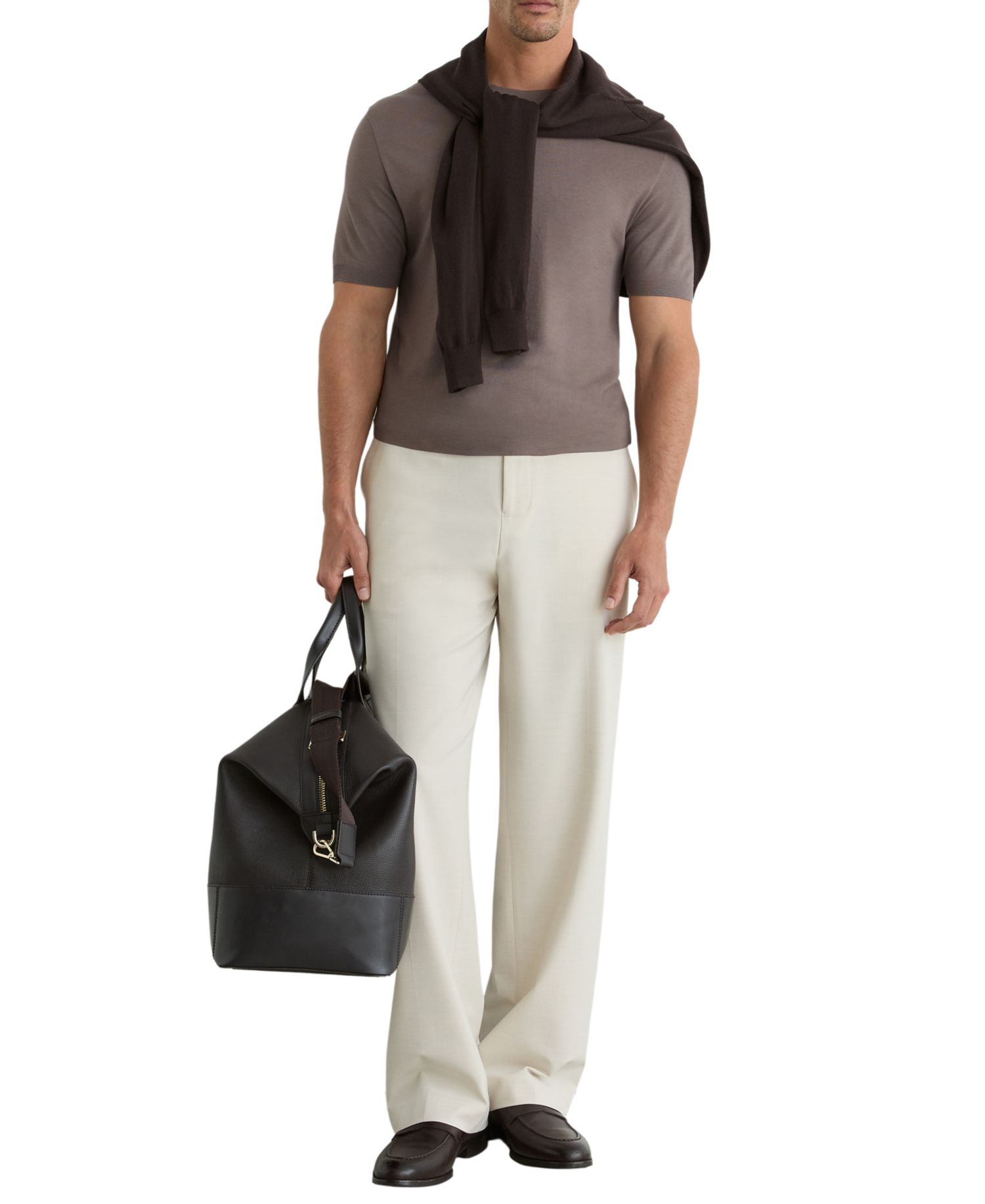 Men's Chad Fine Rib Crew Neck T-Shirt