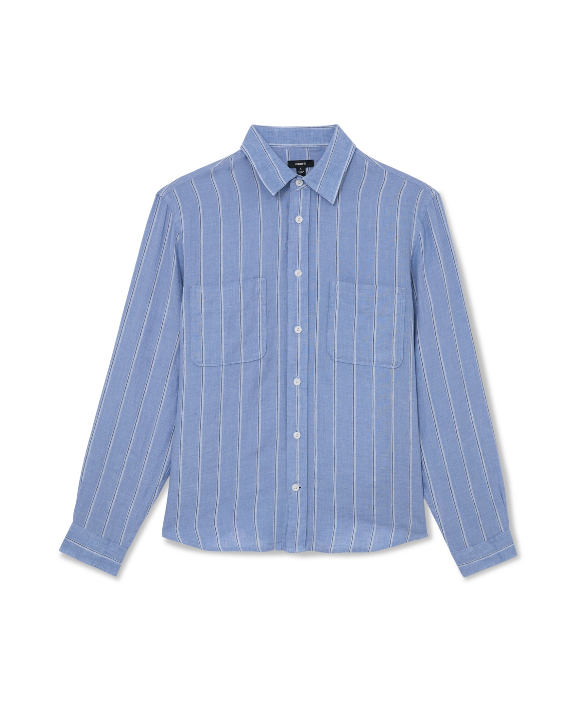 Reiss Men's Rubus Stripe Linen Shirt