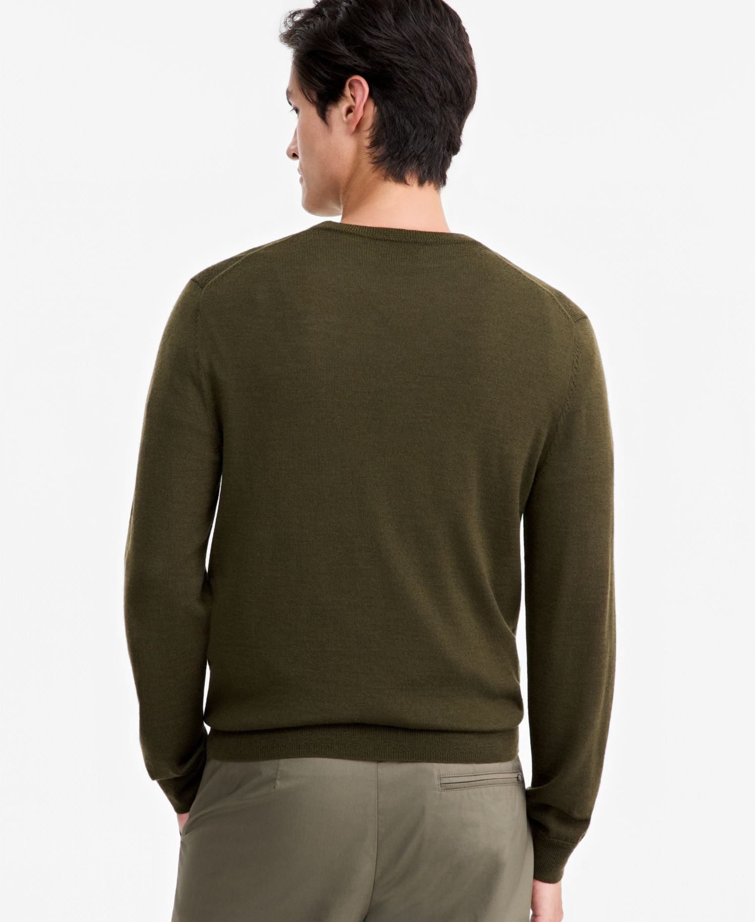 Men's Merino Wool Crewneck Sweater