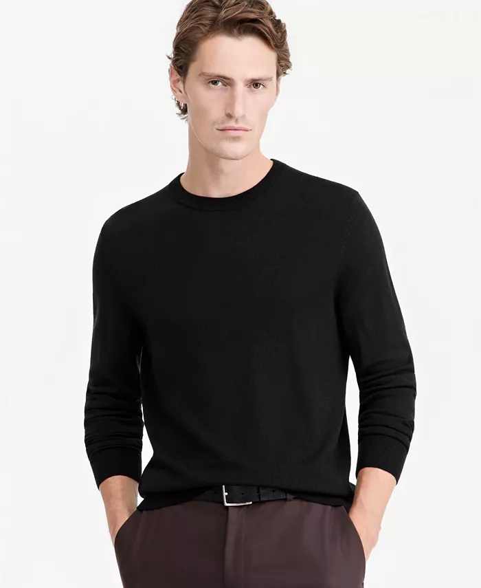 Men's Merino Wool Crewneck Sweater - thumbnail 5