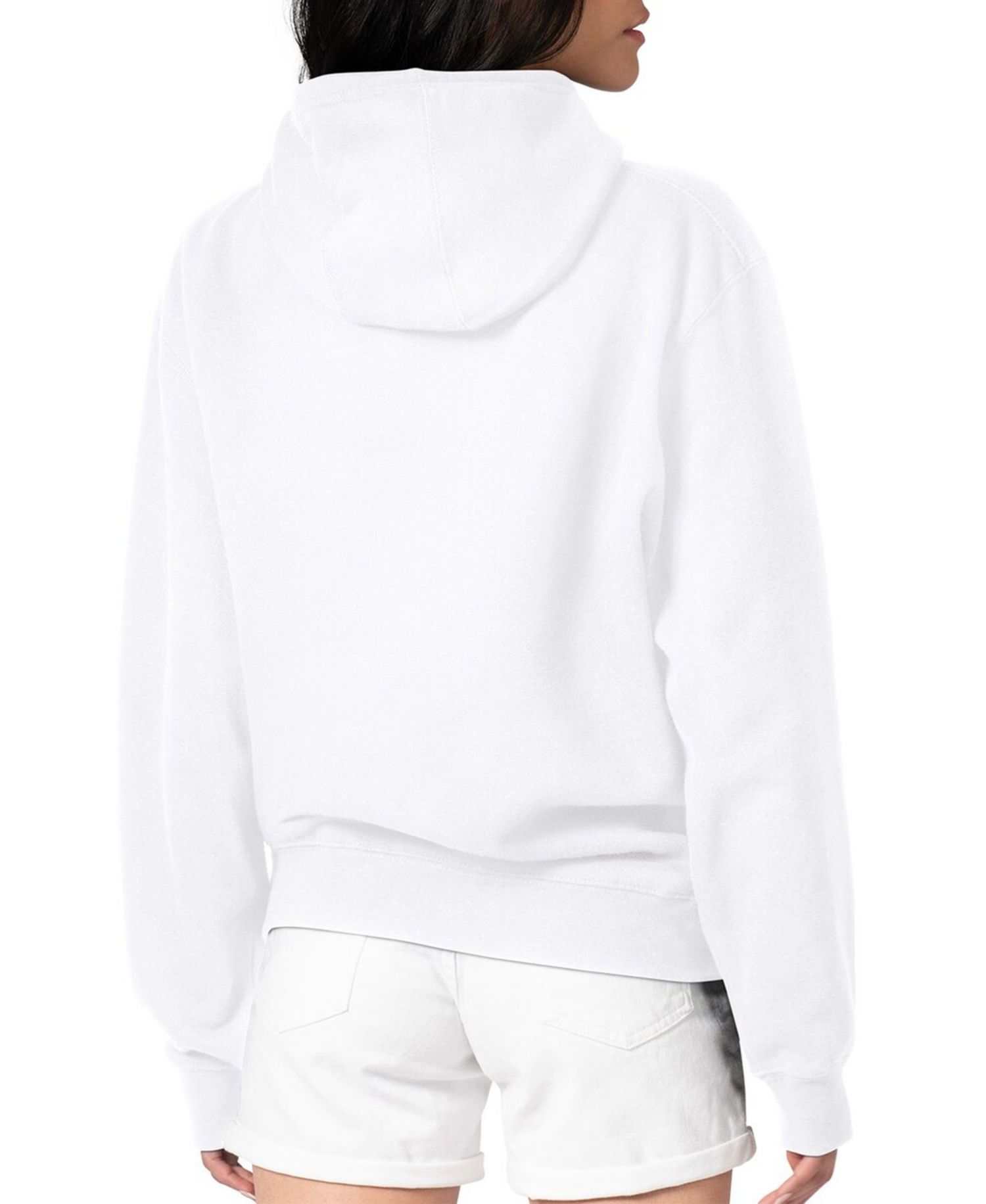 Women's White Minnesota Wild Team Logo Tri-Blend Fleece Pullover Hoodie